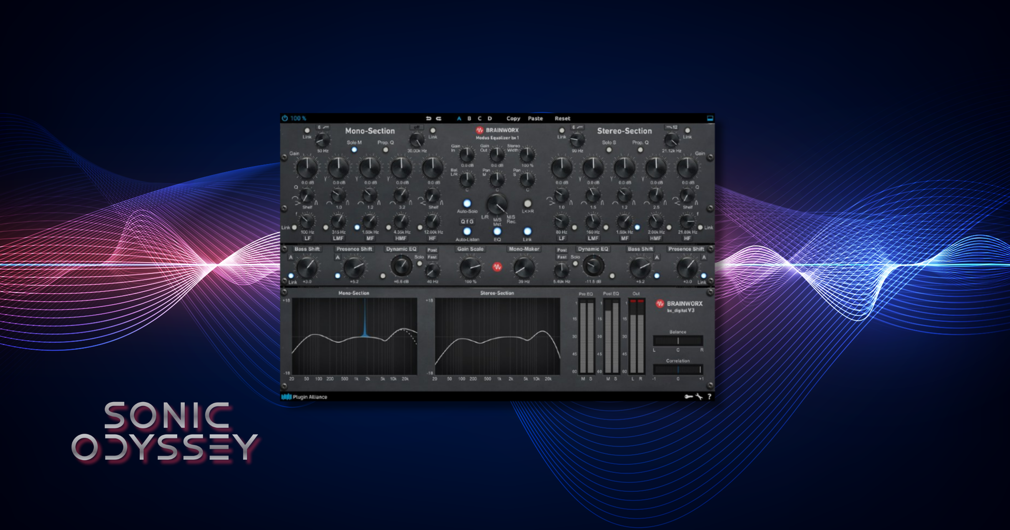 brainworx bx digital v3 plugin mid side EQ stereo width mastering