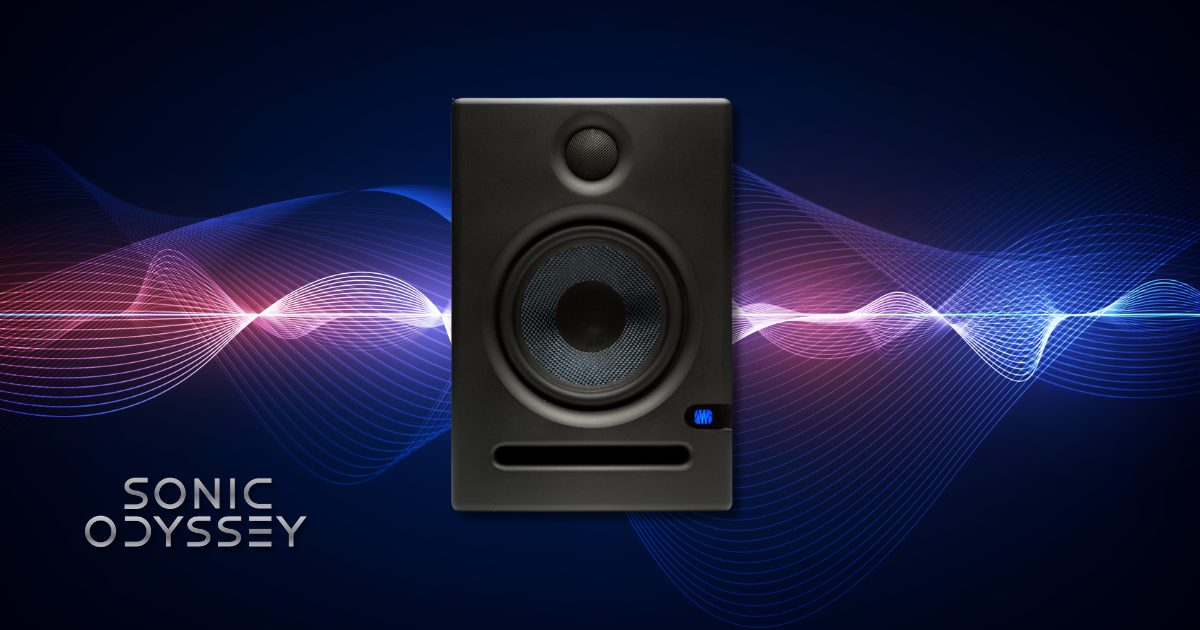 PreSonus Eris E5 studio monitor speaker with 5.25-inch woofer designed for home studio music production and mixing