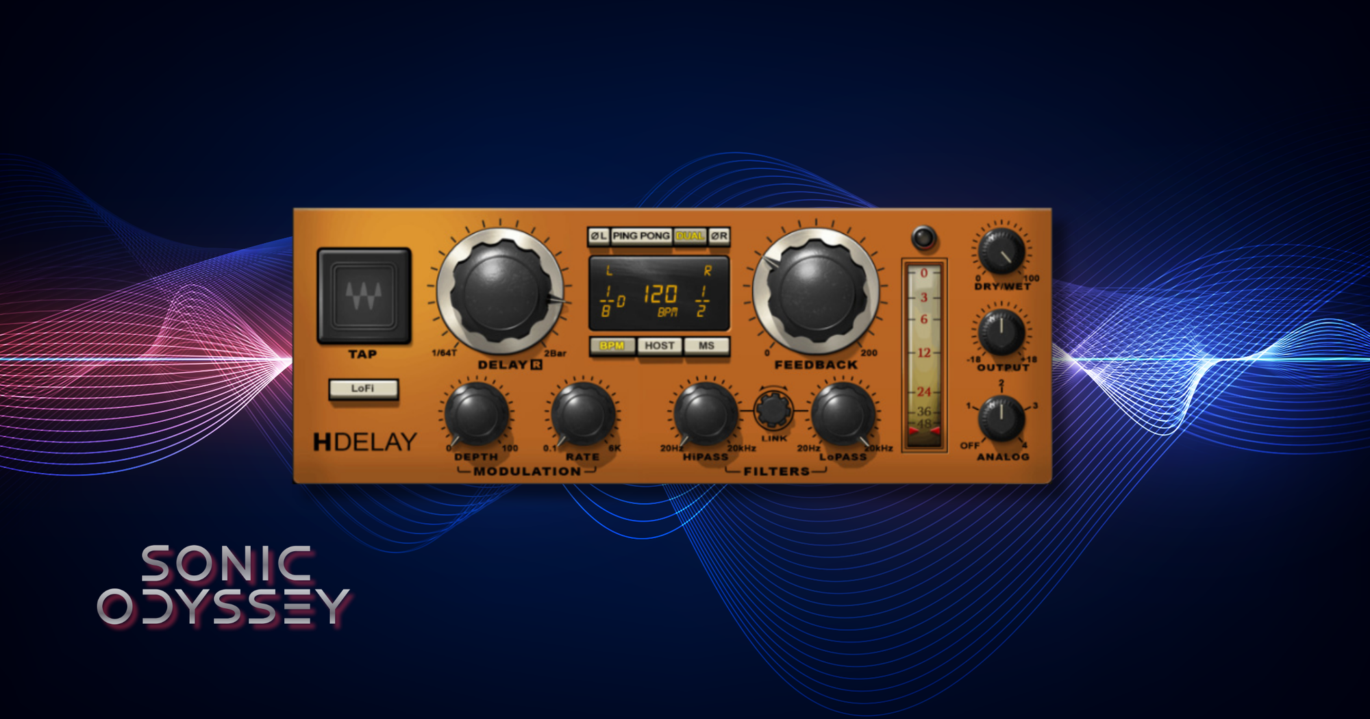 waves h delay plugin analog delay mixing mastering