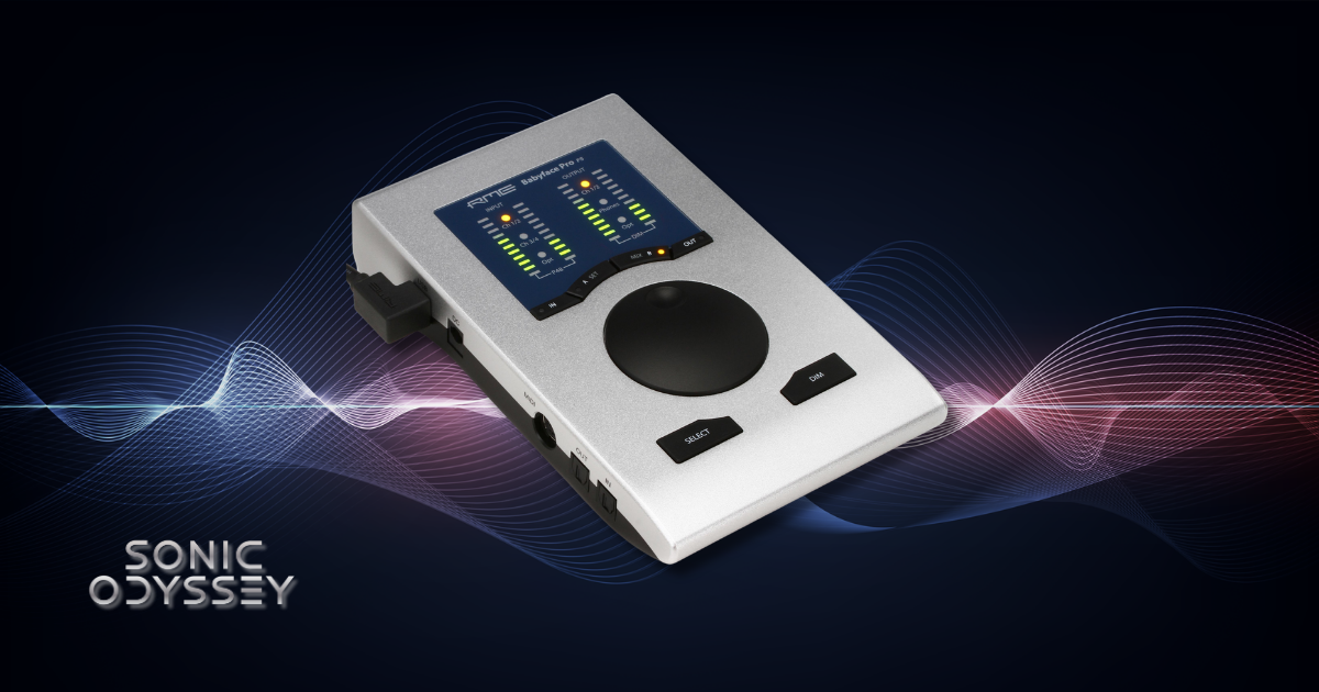 RME Babyface Pro FS portable audio interface with pro conversion